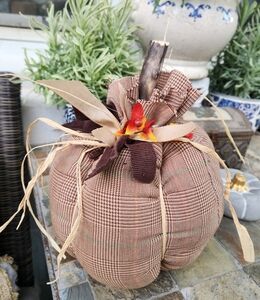 Fabric Pumpkin Decor